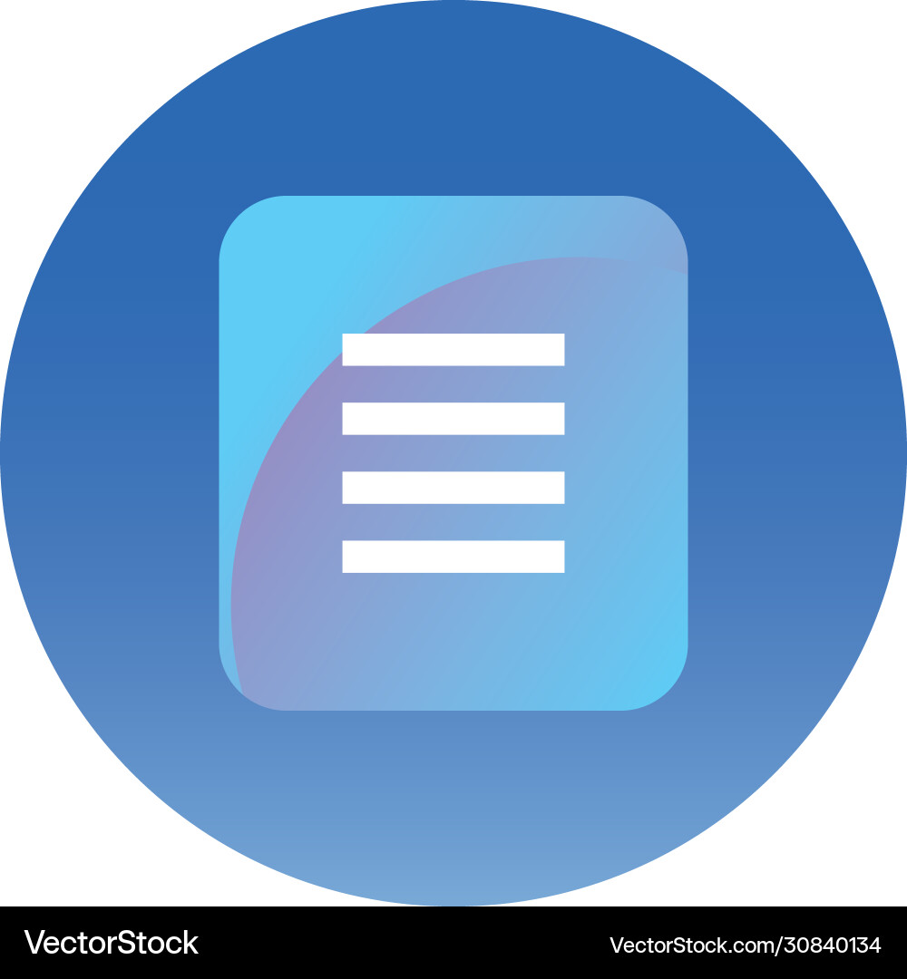 Data document gradient style icon design Data document gradient style icon design vector image