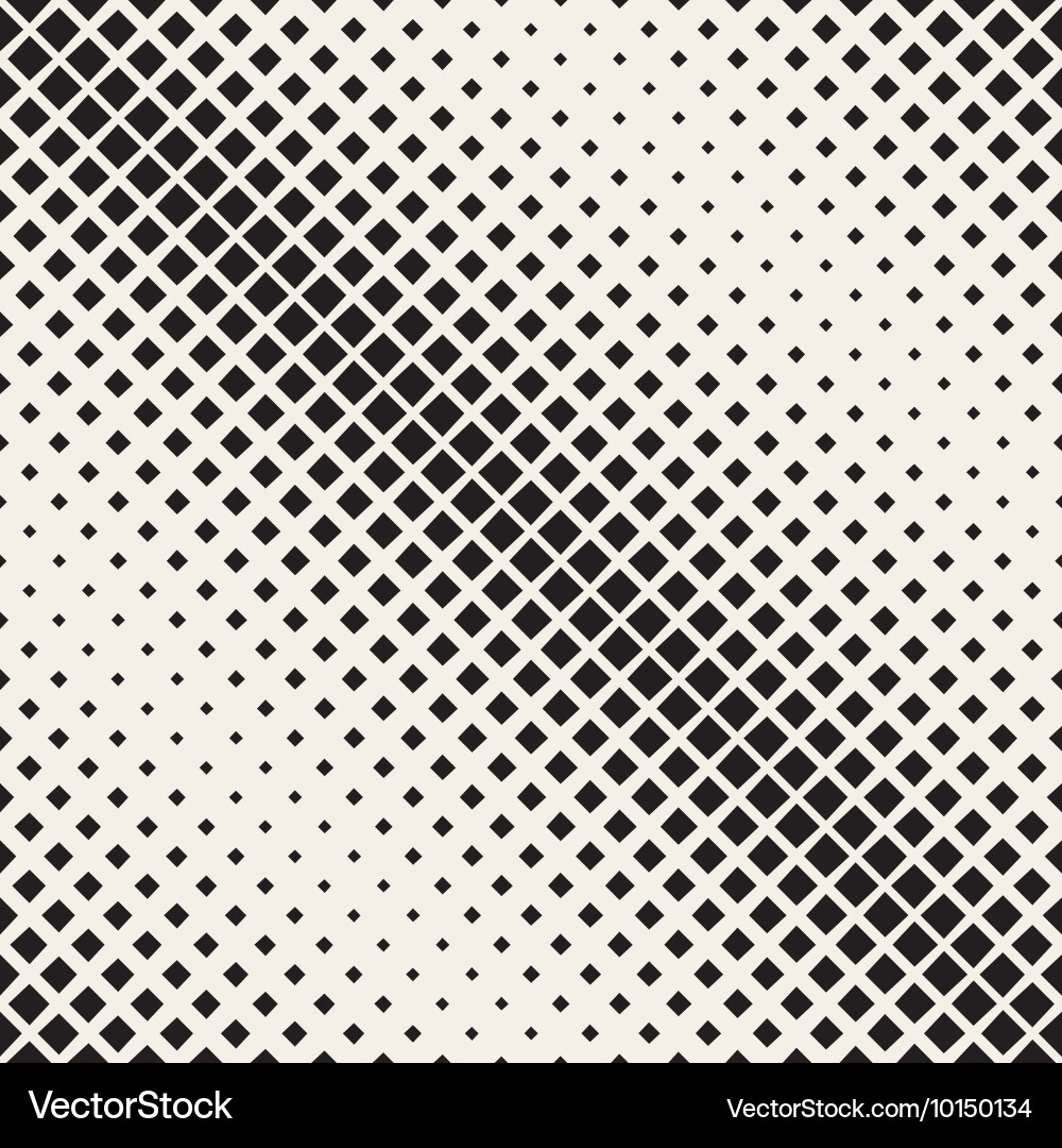 Diagonal Halftone Square Pattern vector image