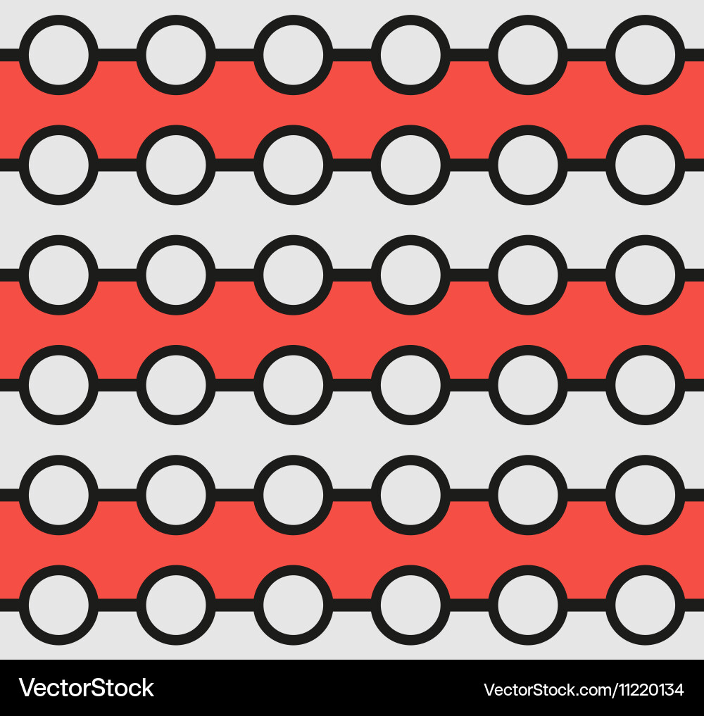 Isolated abstract grey and red color pattern vector image