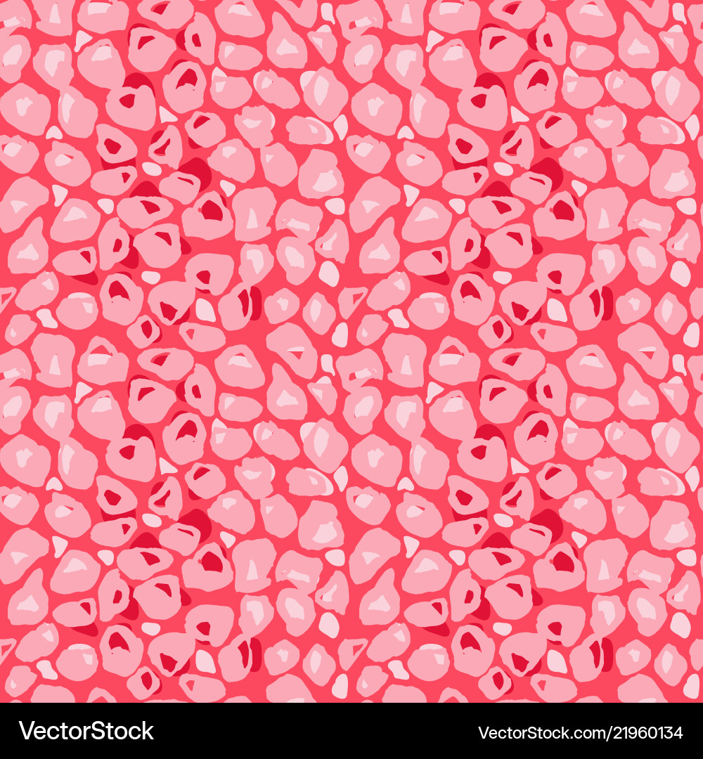 Leopard print seamless pattern vector image