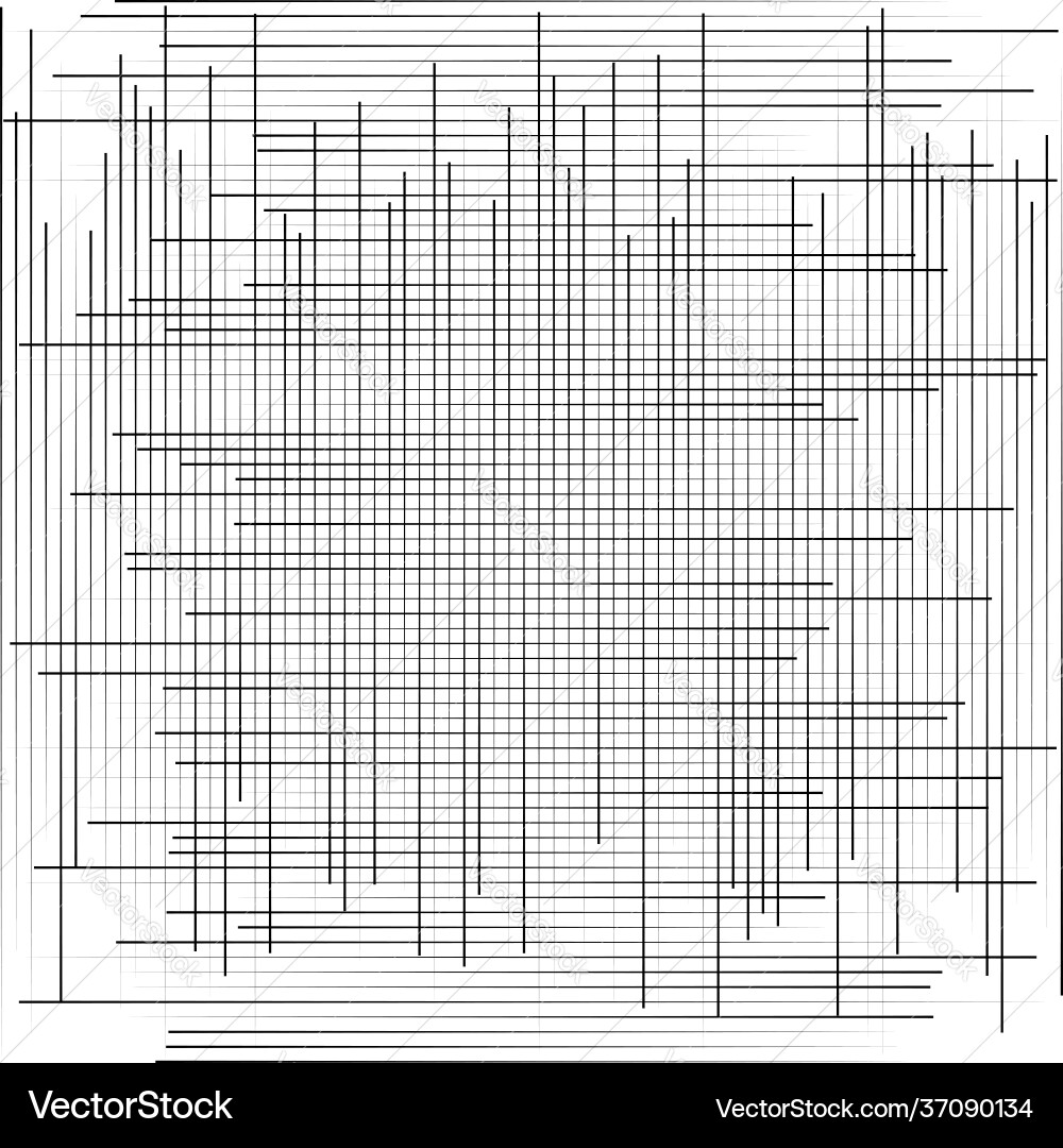 Random lines grid mesh matrix grille grating Random lines grid mesh matrix grille grating vector image