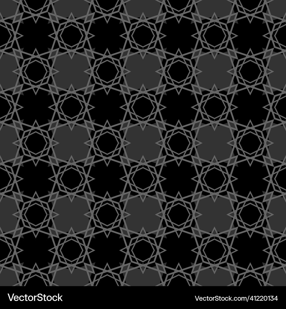 Seamless black and grey pattern with print Seamless black and grey pattern with print vector image