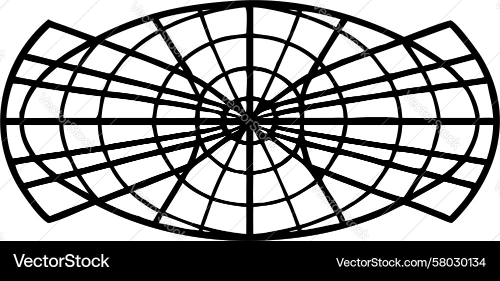 Symmetrical Grid Pattern Vector Image
