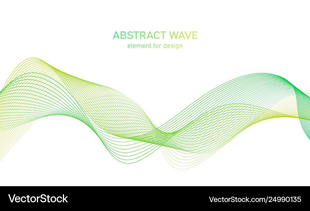 Abstract colorful wave element for design Abstract colorful wave element for design vector image