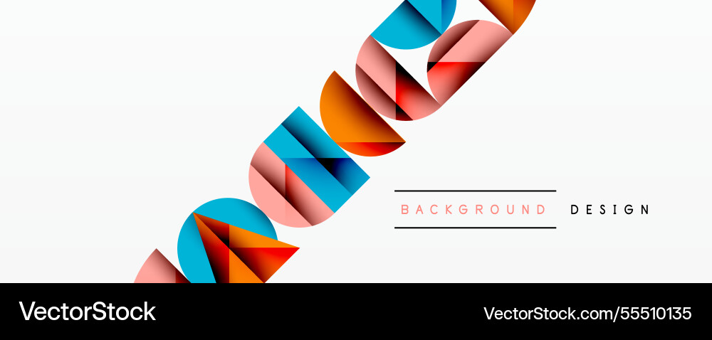 Abstract geometric pattern with intersecting Abstract geometric pattern with intersecting Vector Image