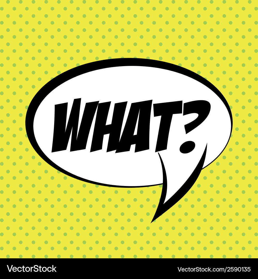 Abstract pop art object on a special background vector image