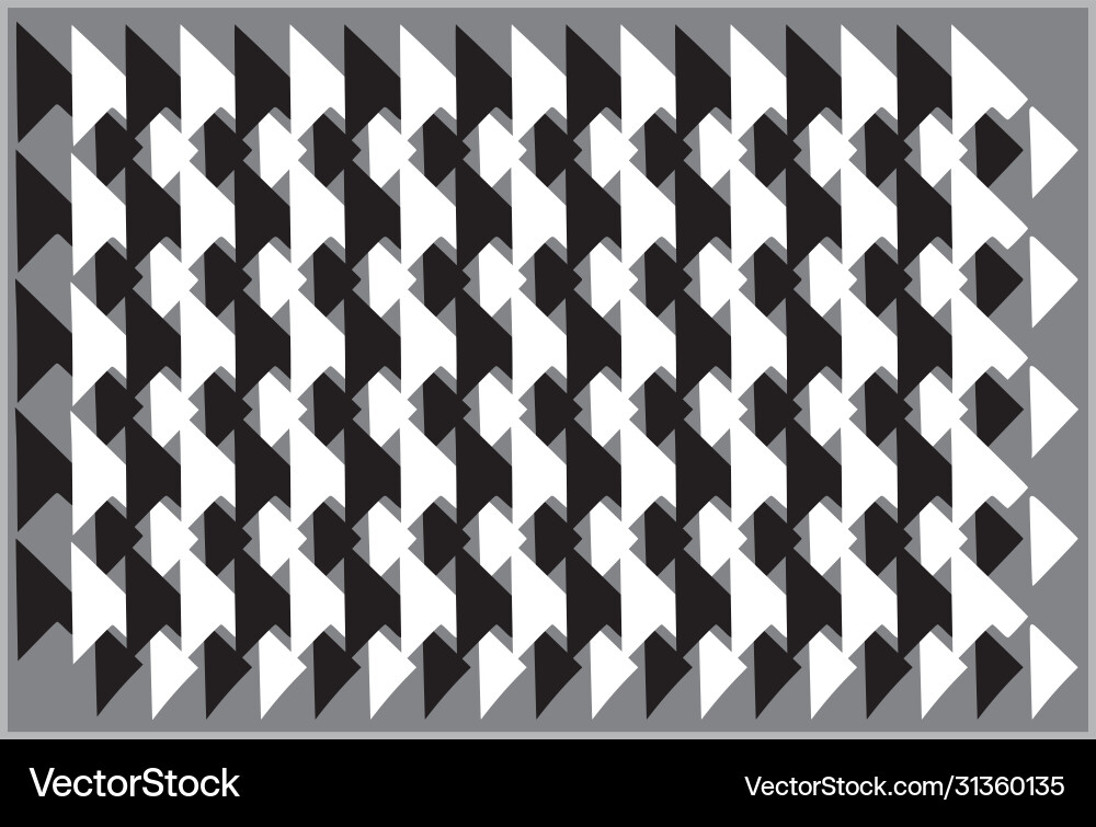 Triangular shapes pattern vector image