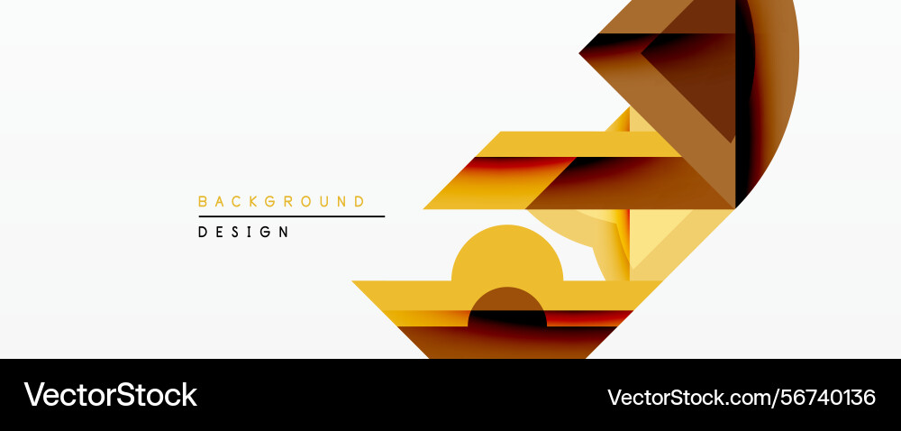 Abstract geometric composition overlapping shapes Abstract geometric composition overlapping shapes vector image