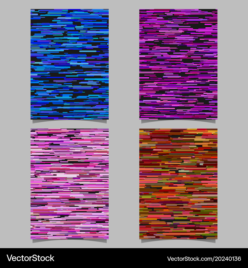 Abstract horizontal stripe design background vector image