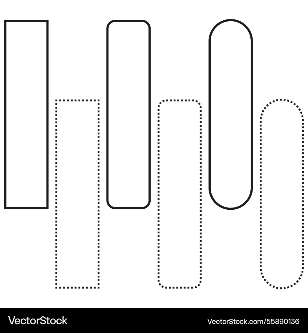 Bar chart icon abstract data visualization line Bar chart icon abstract data visualization line vector image