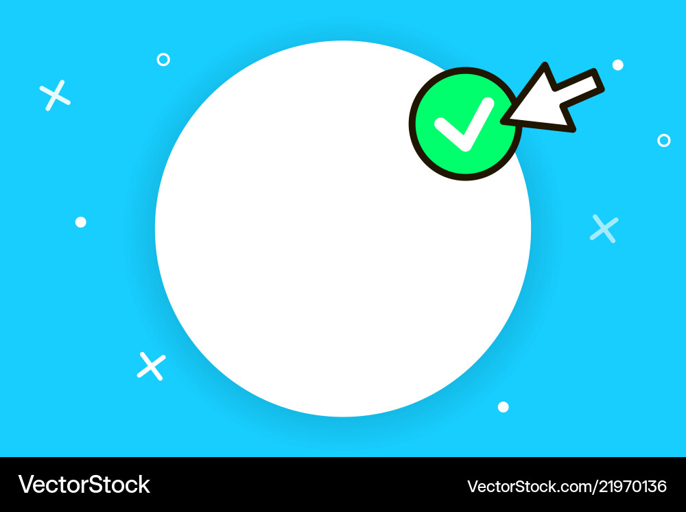 Flat design business empty Flat design business empty vector image