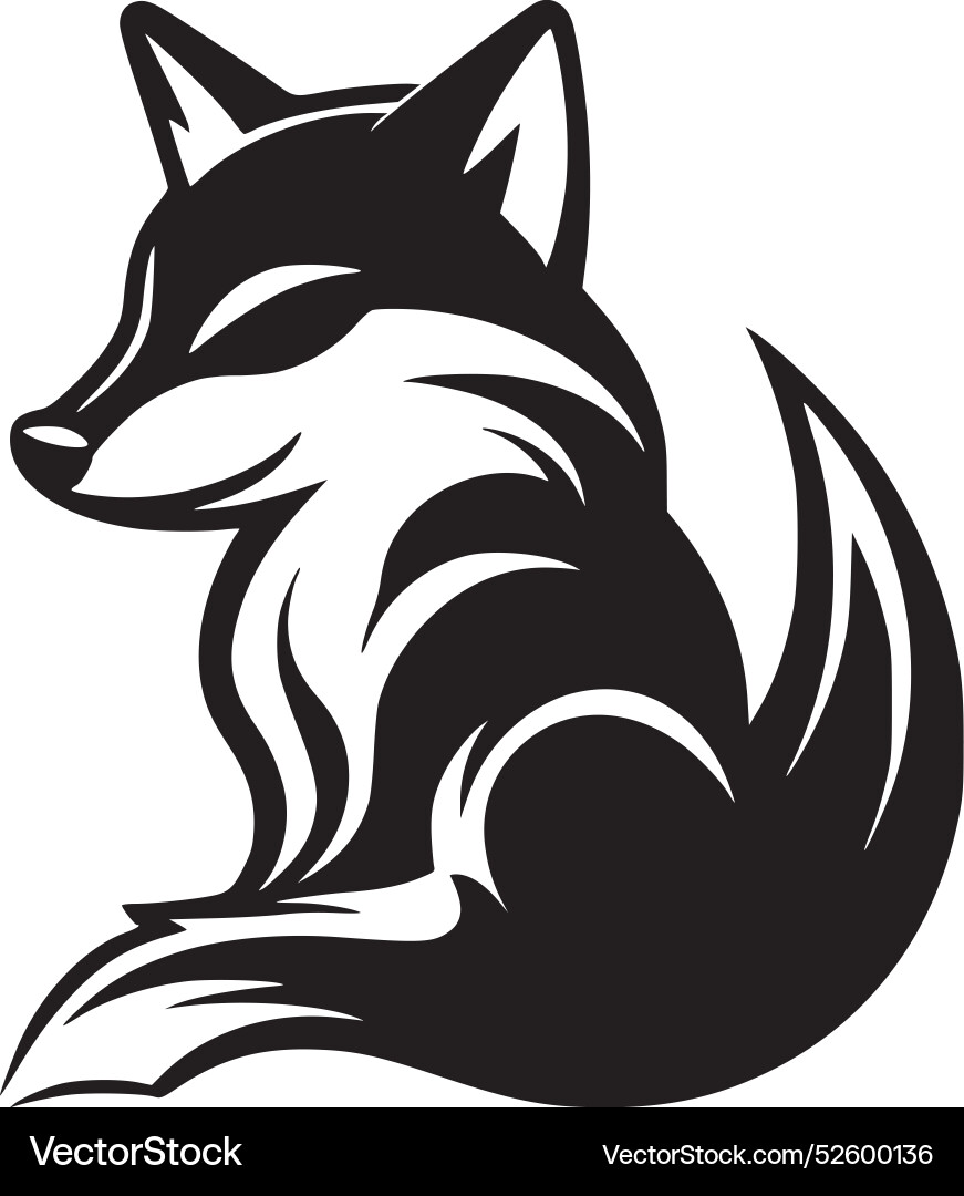 Fox - hochwertiges Logo ideal für T-Shirt Fox - hochwertiges Logo ideal für T-Shirt vektorbild