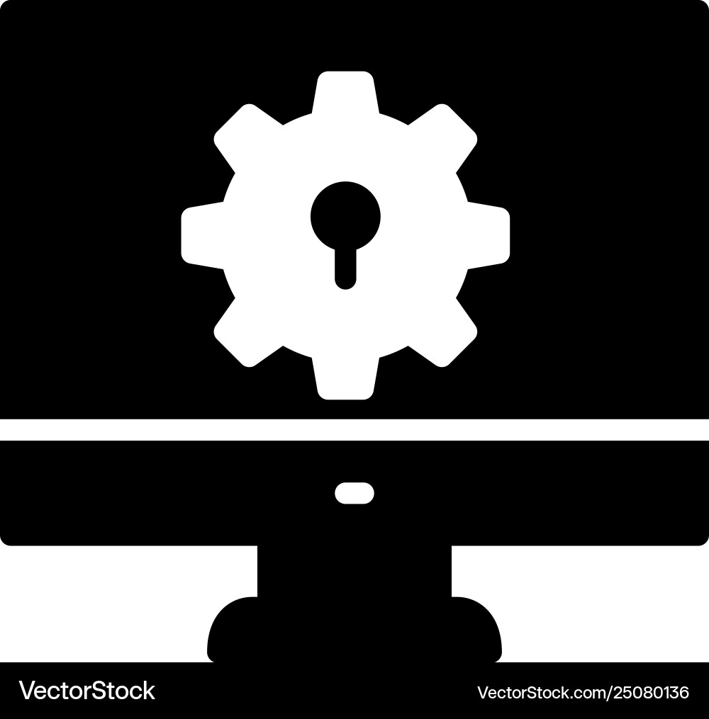 Lcd lock setting Lcd lock setting vector image
