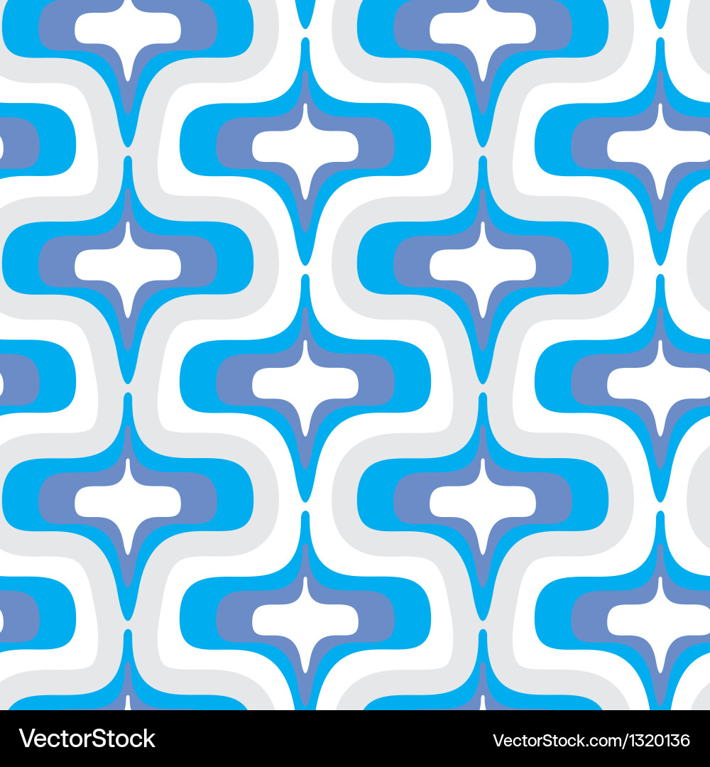 Retro pattern background vector image
