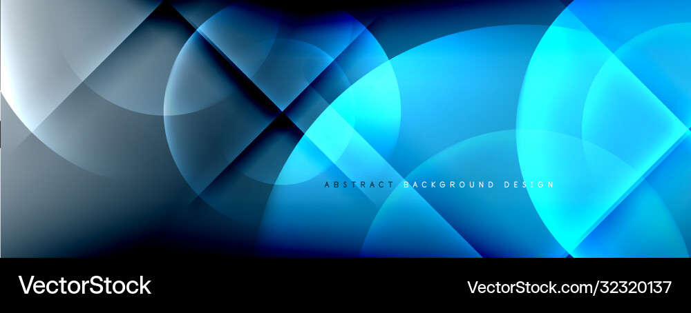 Abstract background - circle and cross Vector Image
