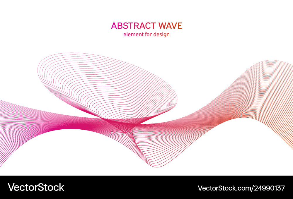 Abstract colorful wave element for design Abstract colorful wave element for design vector image