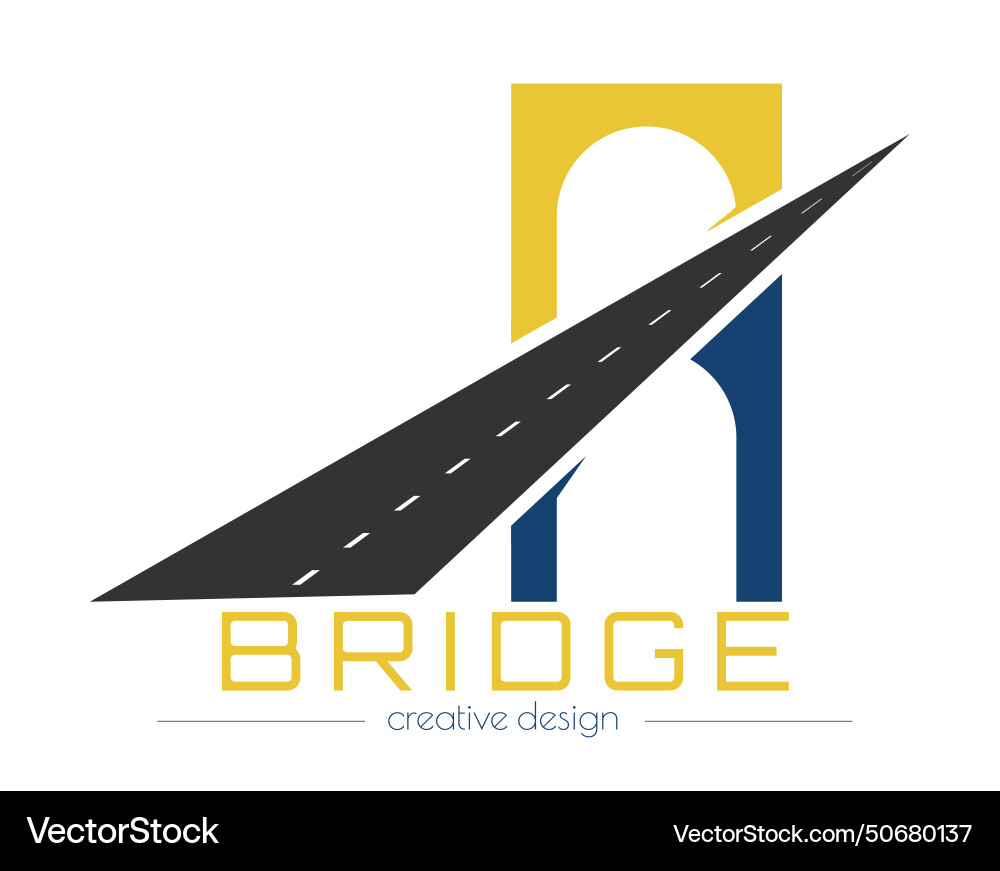 Brücke eine Probe von Markenfirma oder Unternehmen Brücke eine Probe von Markenfirma oder Unternehmen vektorbild