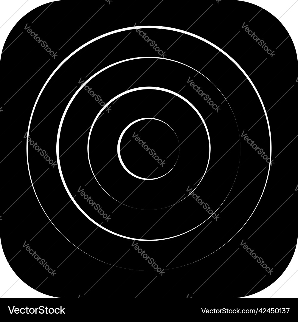 Converging radial circular lines element Converging radial circular lines element Vector Image
