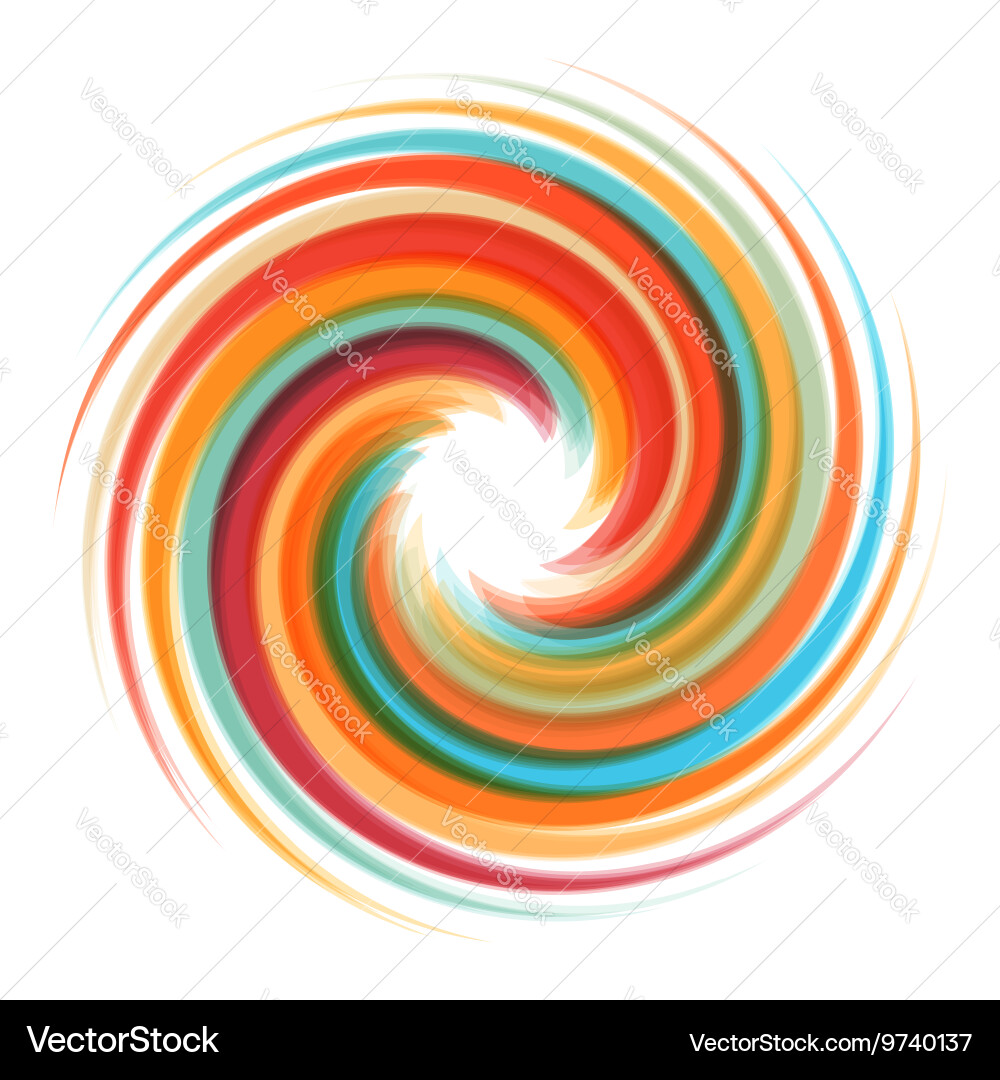 Dynamic Flow Swirl Background vector image
