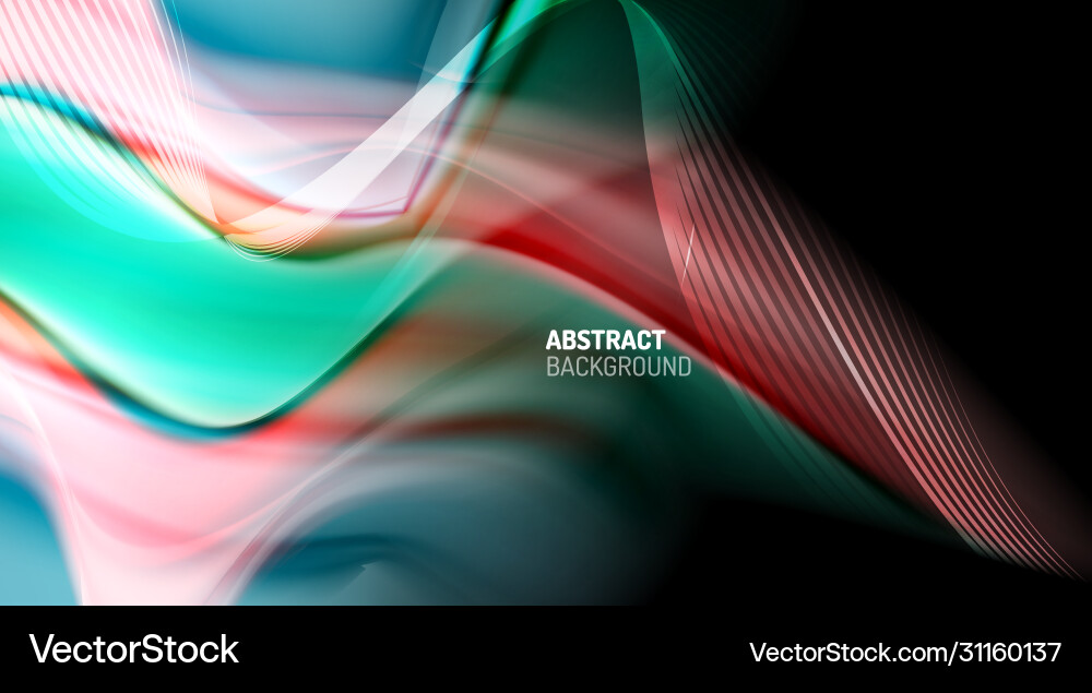 Fluid Color Gradient Abstract Background vector image