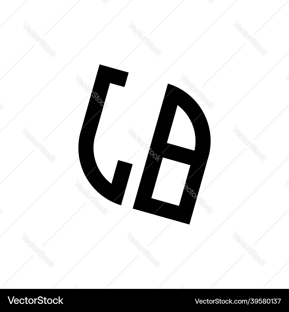 Lb Logo Monogramm Design Vorlage Lb Logo Monogramm Design Vorlage vektorbild
