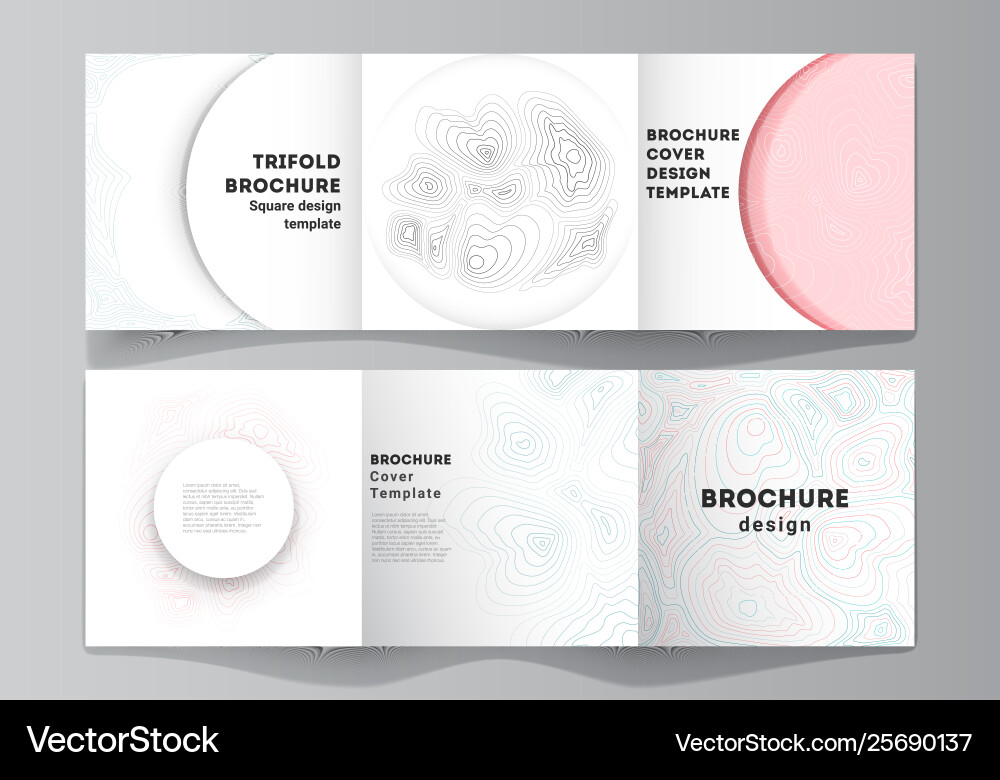 Minimal editable layout square Minimal editable layout square vector image