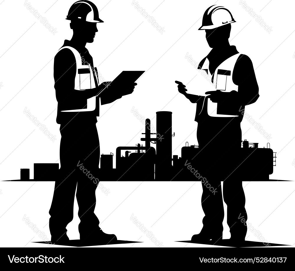 Technical teamwork engineer paper emblem design Technical teamwork engineer paper emblem design vector image
