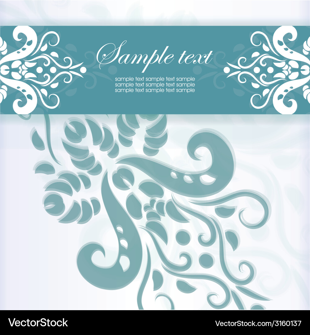 Template frame abstract background vector image