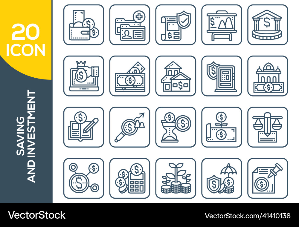 Abstract collection of line analytics Vector Image