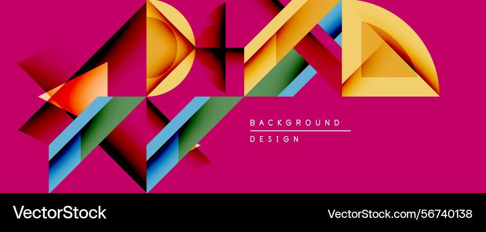 Abstract geometric shapes overlap creating Abstract geometric shapes overlap creating vector image
