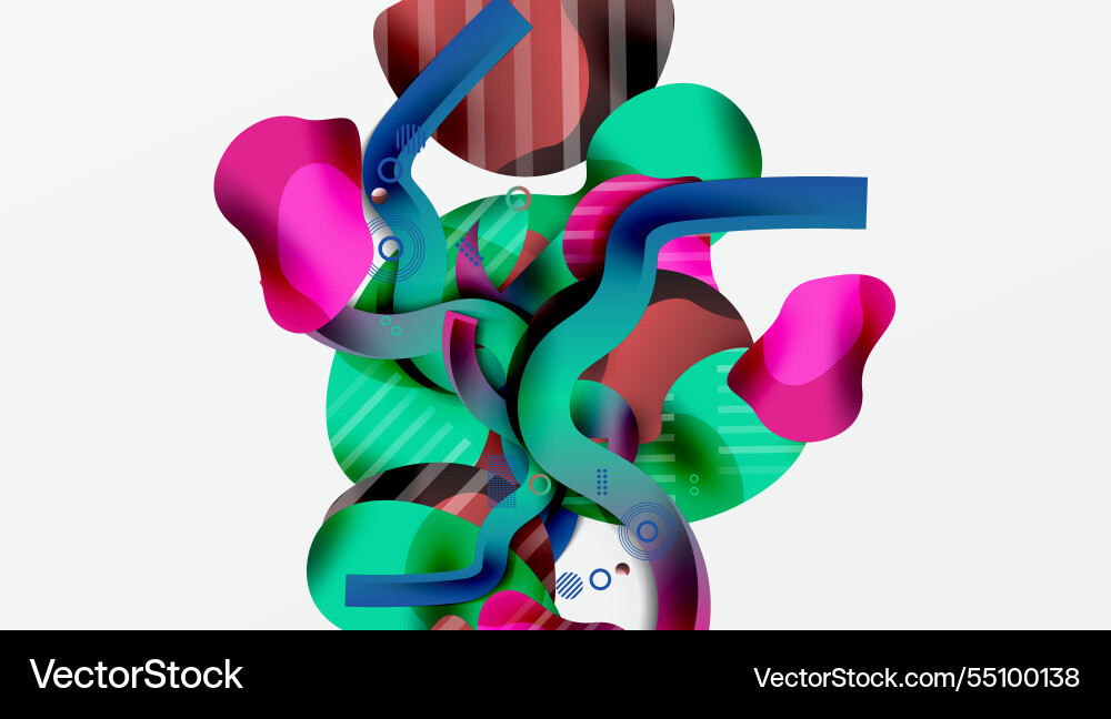 Abstract liquid shapes and lines background Abstract liquid shapes and lines background vector image