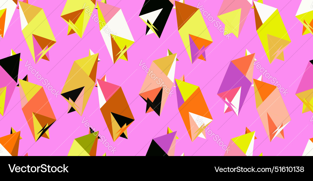 Abstract seamless colorful 3d pattern background Abstract seamless colorful 3d pattern background Vector Image