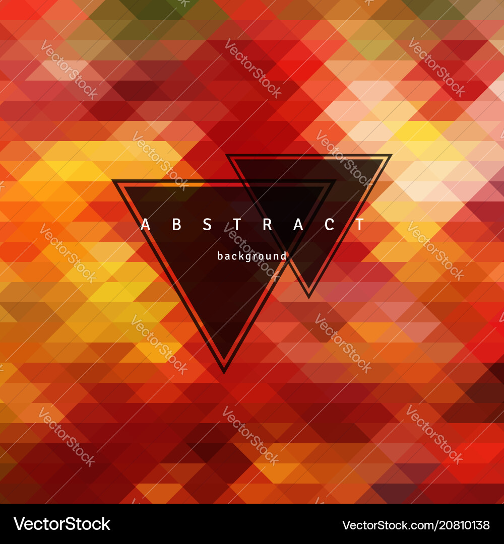 Abstract triangle background mosaic design Abstract triangle background mosaic design vector image