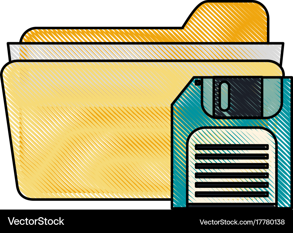 File folder icon image Vector Image