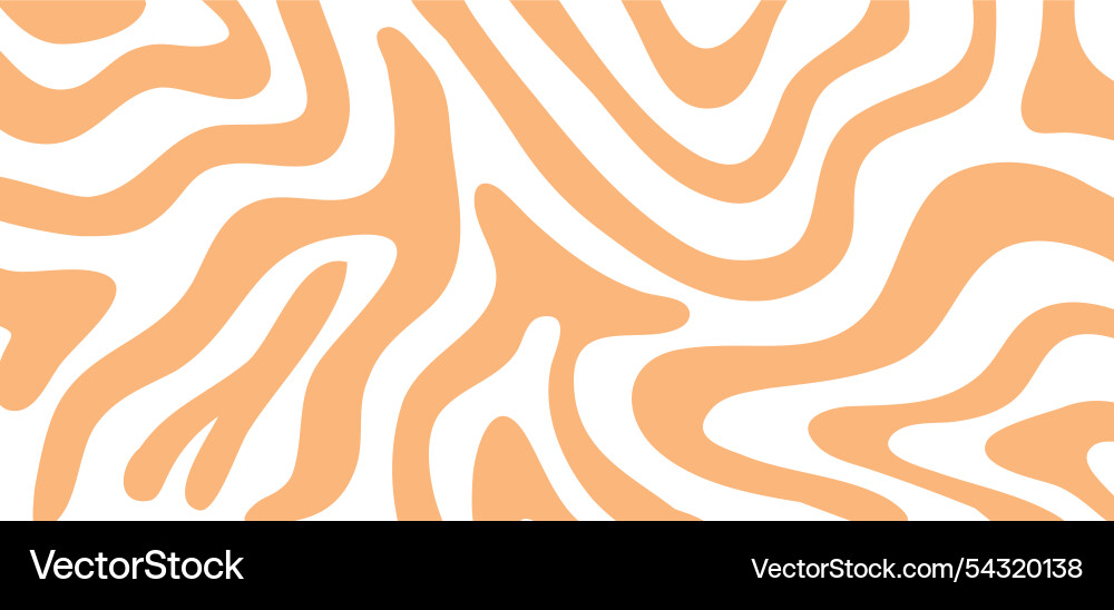 Horizontal background with orange waves in style Horizontal background with orange waves in style Vector Image