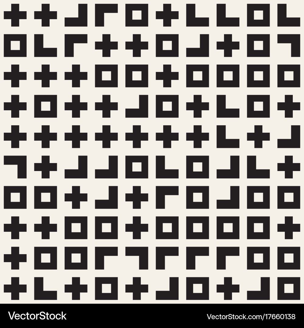 Random shapes seamless pattern modern Vector Image