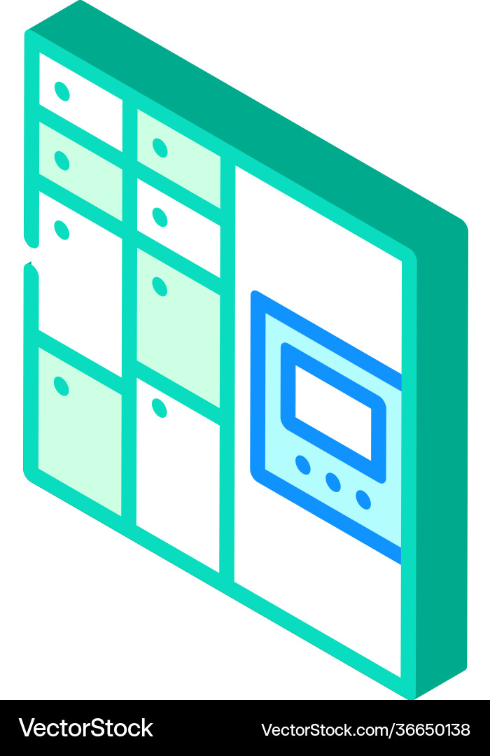 Self-service mail or smart logistic system Self-service mail or smart logistic system vector image