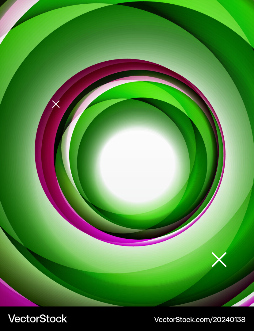Transparent color wave lines abstract Vector Image