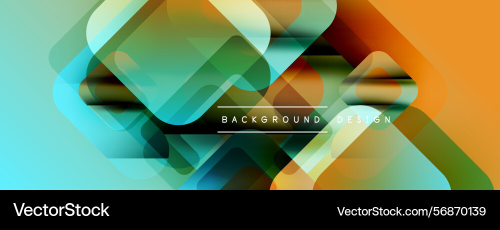 Abstract geometric shapes overlap creating Abstract geometric shapes overlap creating Vector Image