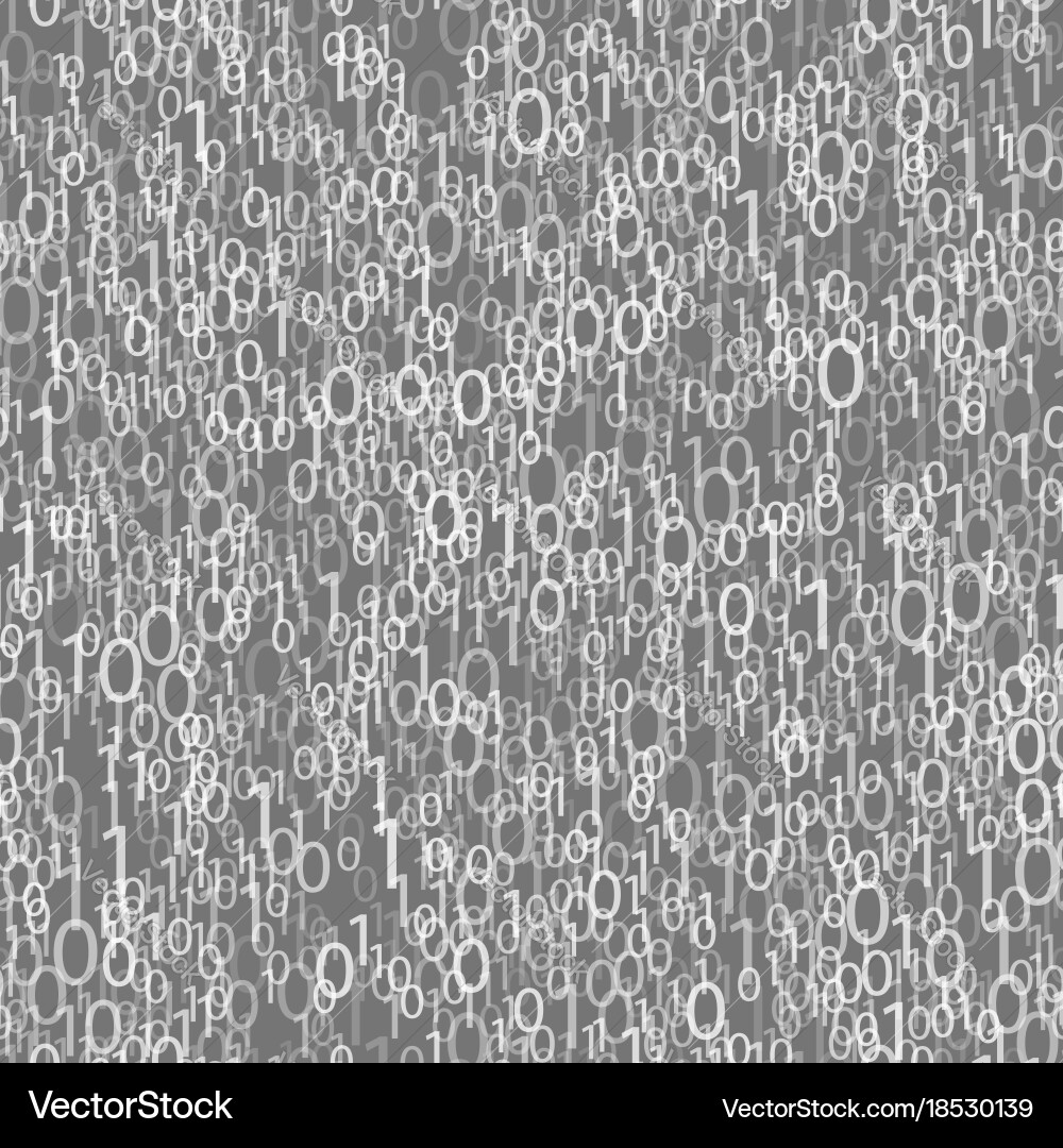 Binary Code blau Hintergrund Algorithmus Entschlüsselung Vektorbild