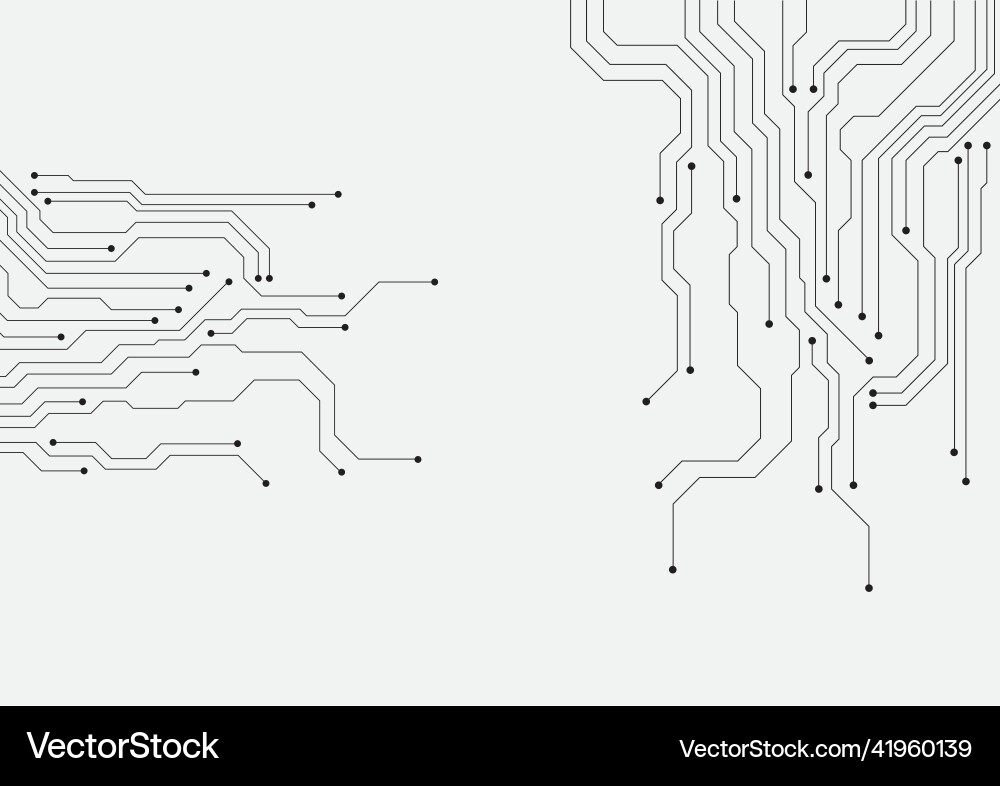 Circuit technology background with hi-tech Circuit technology background with hi-tech vector image