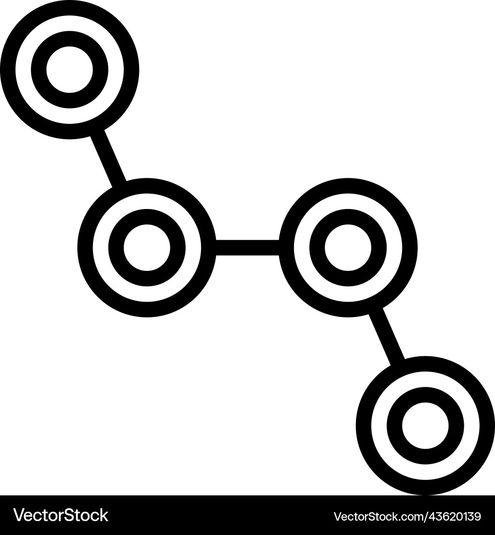 Route Navigation Pin Icon Vector Image