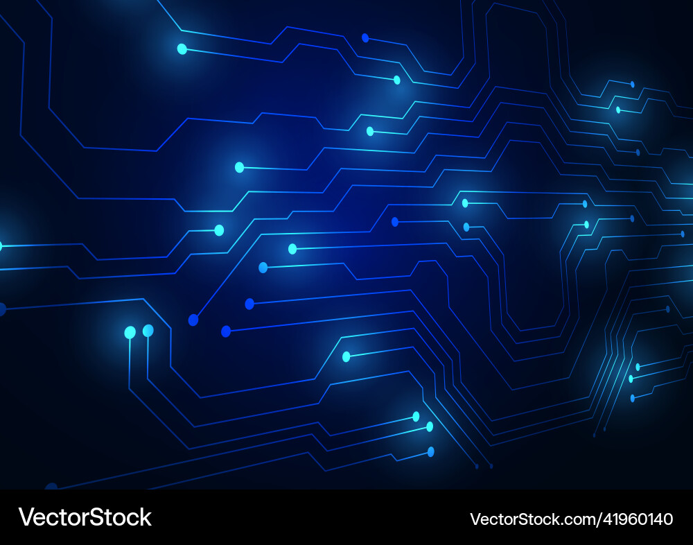 Circuit technology background with hi-tech Circuit technology background with hi-tech Vector Image