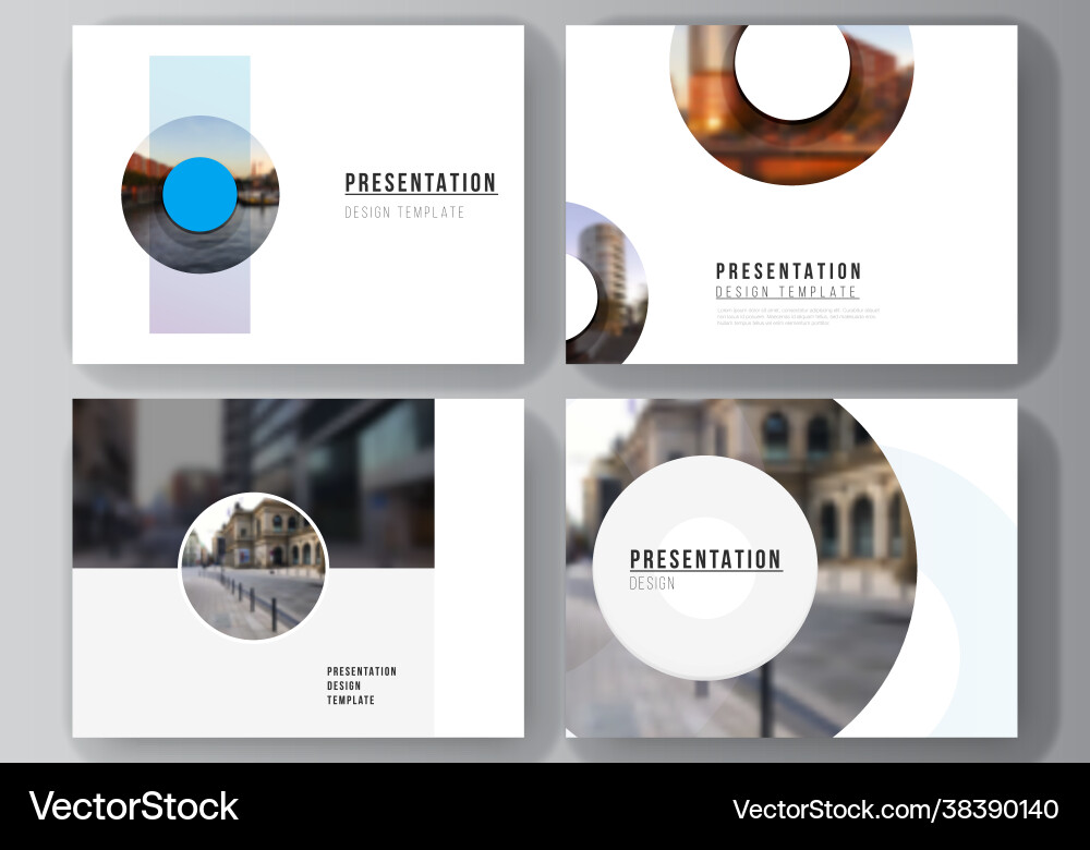 Layout presentation slides design Layout presentation slides design vector image