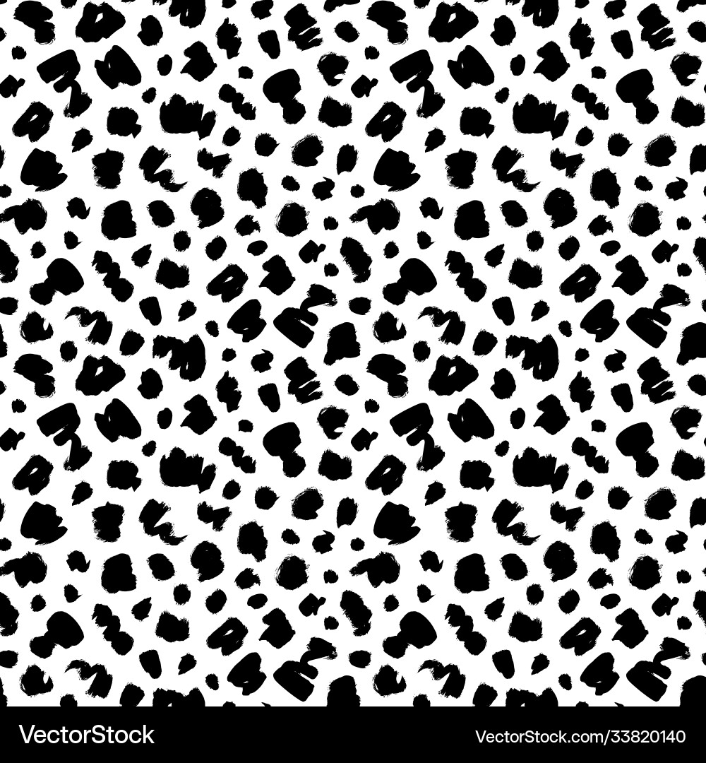 Polka dot grunge nahtlose Muster Vektorbild