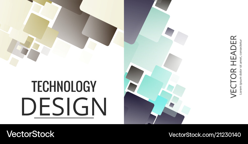 Set of abstract geometric seamless color Vector Image
