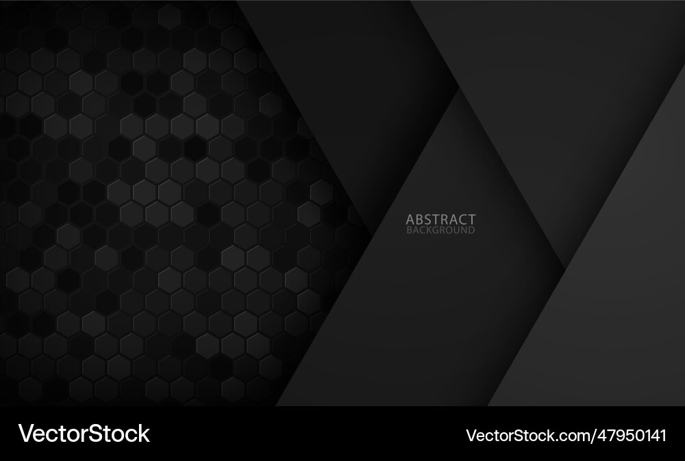 Abstract hexagonal background futuristic vector image