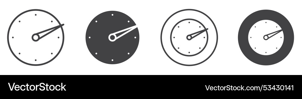 Dashboard icon thin line Royalty Free Vector Image