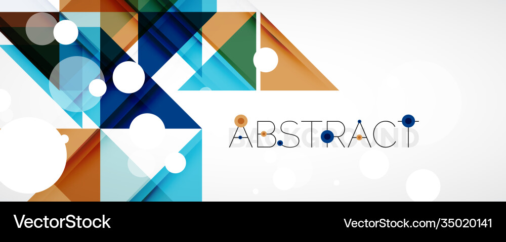 Geometric abstract background techno color Geometric abstract background techno color vector image