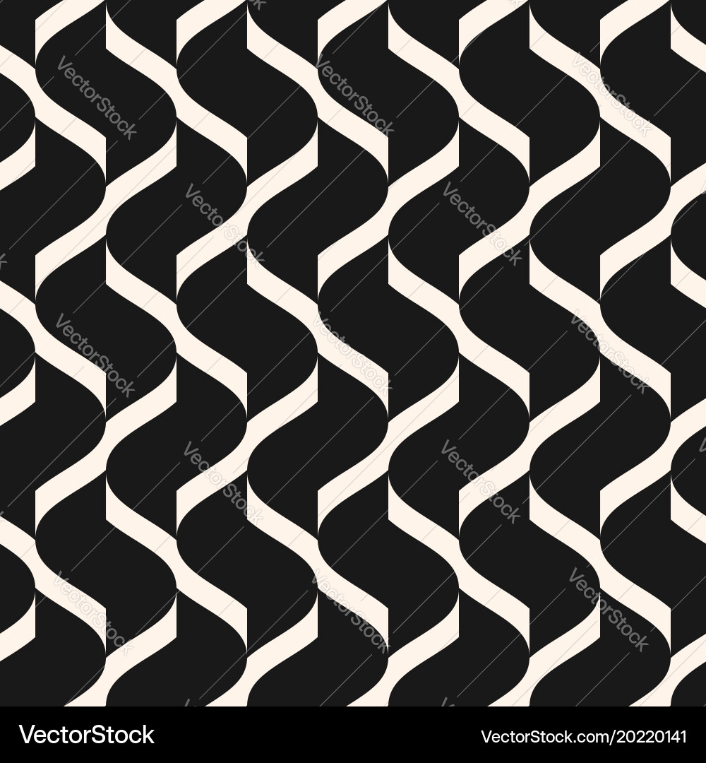 Geometric seamless pattern with mesh grid vector image